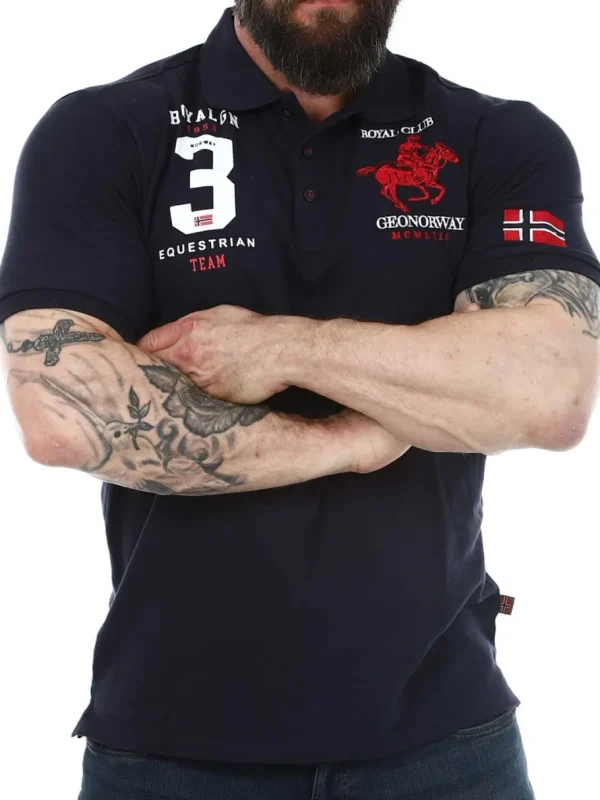Klub Geo Norway Piké - Mørkeblå^Geographical Norway New