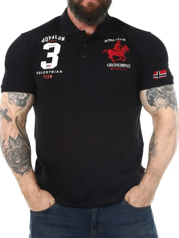 Klub Geo Norway Piké - Sort^Geographical Norway Best