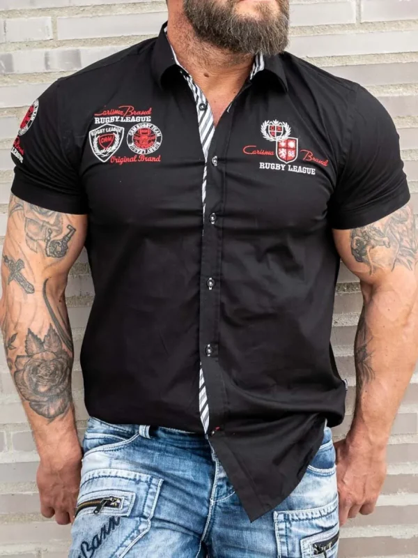 Legion Kortærmet Skjorte - Sort^Carisma Fashion