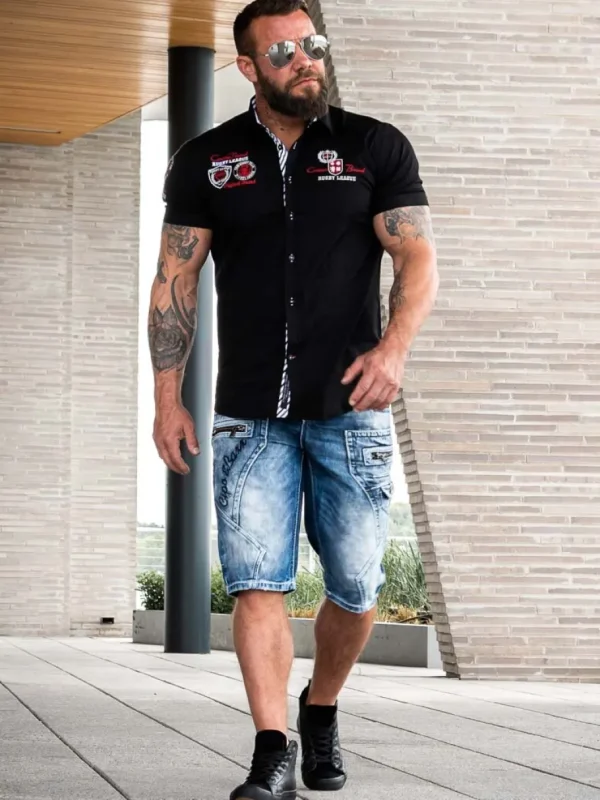 Legion Kortærmet Skjorte - Sort^Carisma Fashion