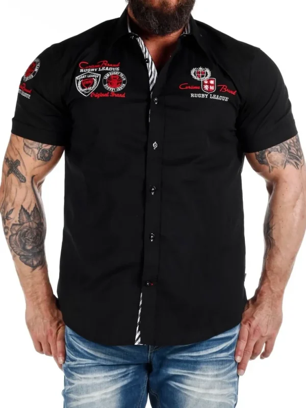 Legion Kortærmet Skjorte - Sort^Carisma Fashion