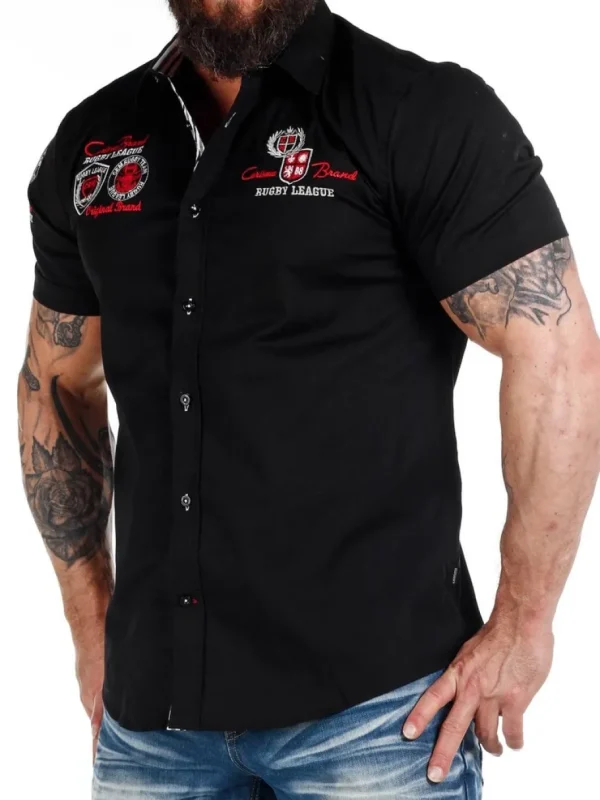 Legion Kortærmet Skjorte - Sort^Carisma Fashion