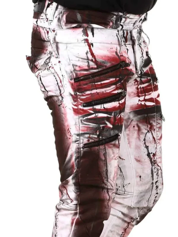 Leonidas Jeans - Hvid/Rød^Kingz Online