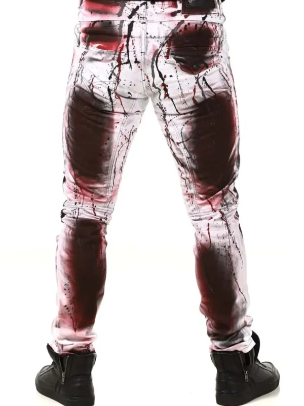 Leonidas Jeans - Hvid/Rød^Kingz Online