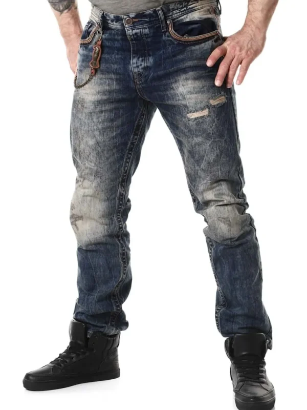 Linux Cipo & Baxx Jeans - Blå^Rockdenim New