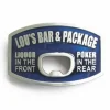 Lou´s Bar Cap Opener Bæltespænde - Blå/Sølv^Ivory Falcon Clearance