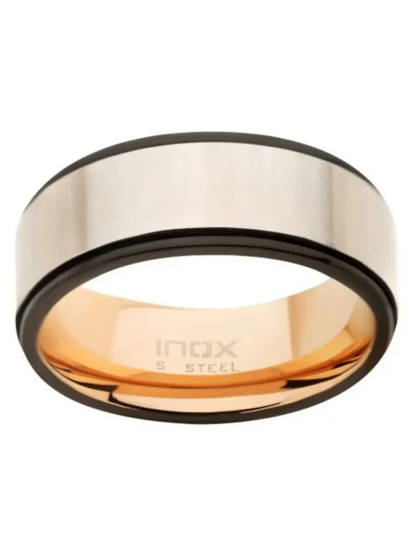 Matte Finish Ring - Sølv/Rosé^Inox Sale