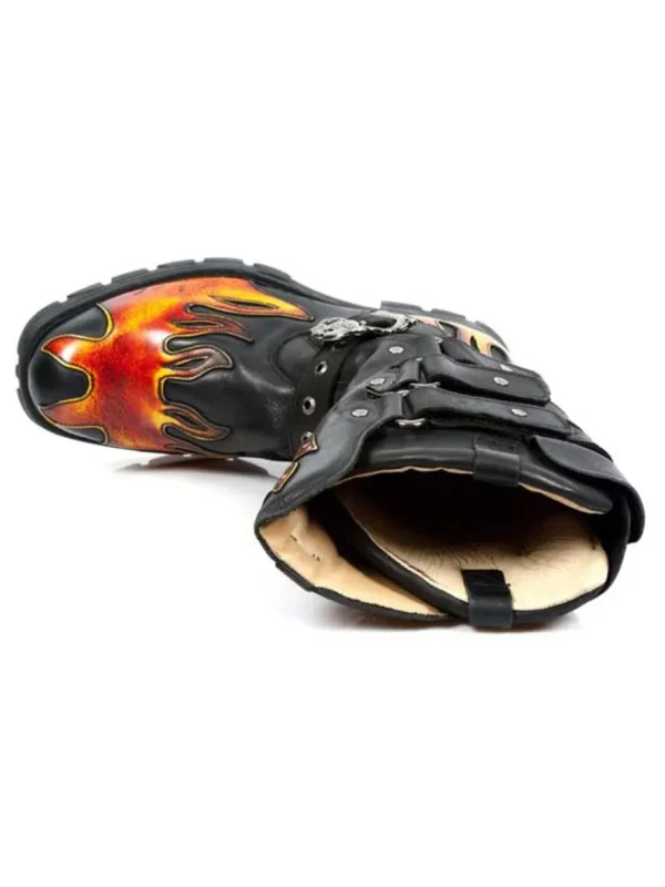 Motorcycle Boots - Sort^New Rock Sale