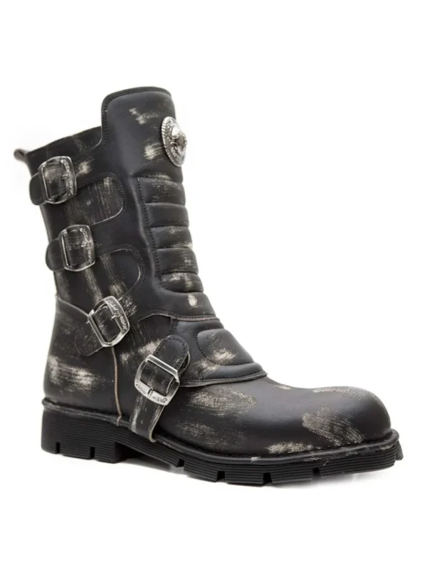 New Rock Boots - Dirty Black^New Rock Shoes Sale