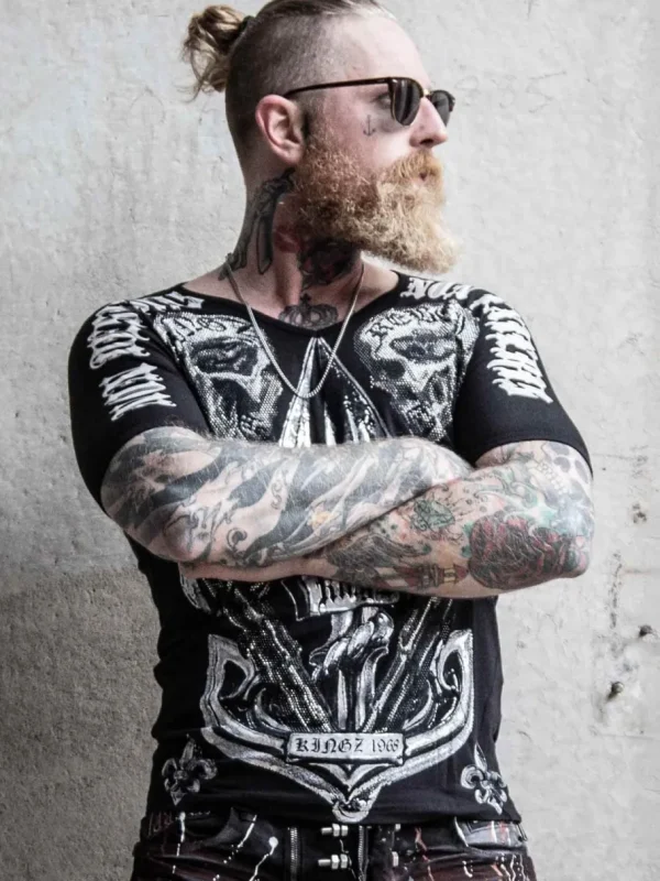 Non Exieris T-shirt - Sort/Sølv^Kingz Online