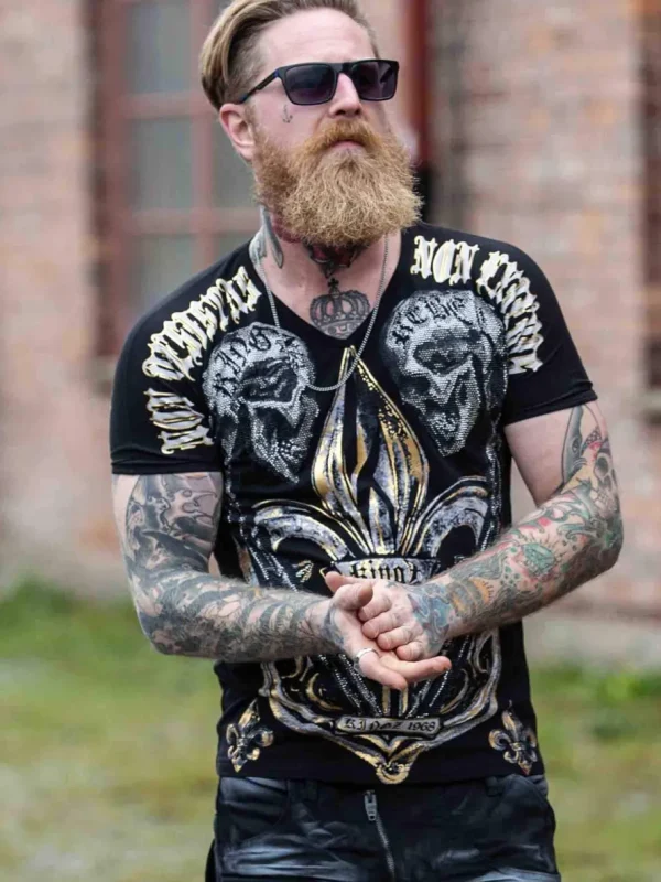 Non Exieris T-shirt - Sort/Guld^Kingz New