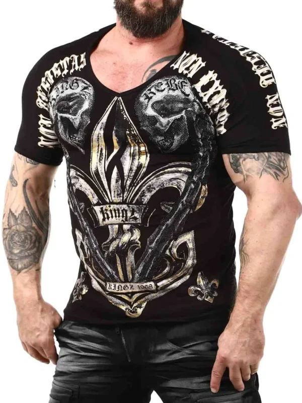 Non Exieris T-shirt - Sort/Guld^Kingz New