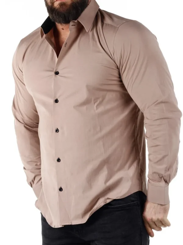 Obsess Skjorte - Beige^Rusty Neal Online