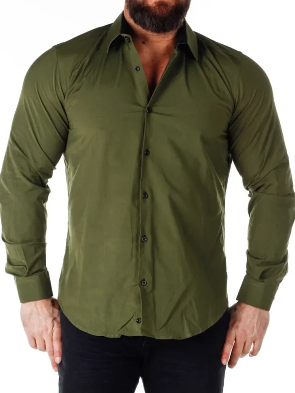 Obsess Skjorte - Khaki^Rusty Neal Outlet
