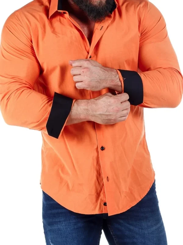 Obsess Skjorte - Orange^Rusty Neal Online