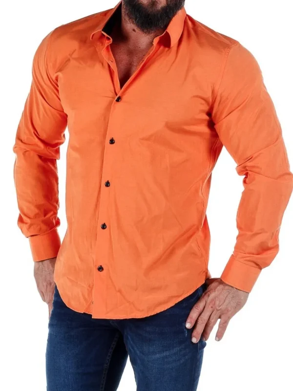 Obsess Skjorte - Orange^Rusty Neal Online