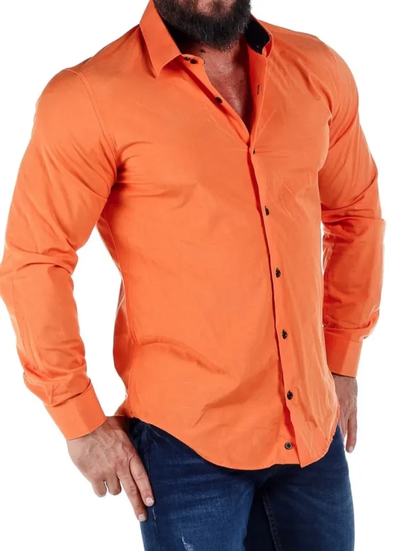 Obsess Skjorte - Orange^Rusty Neal Online