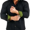 Obsess Skjorte - Sort/Khaki^Rusty Neal Fashion