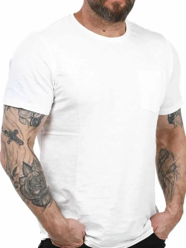 2-Pack Jabriel T-shirt - Hvid/Sort^Blend Sale
