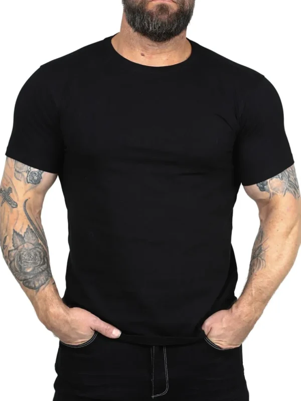 6-pak RD Basic T-shirt - Sort^Rockdenim Clearance