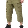 Panoramique Geo Norway 3/4 Shorts - Grøn^Geographical Norway New