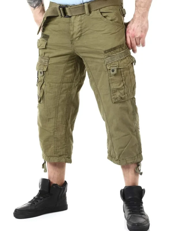 Panoramique Geo Norway 3/4 Shorts - Grøn^Geographical Norway New