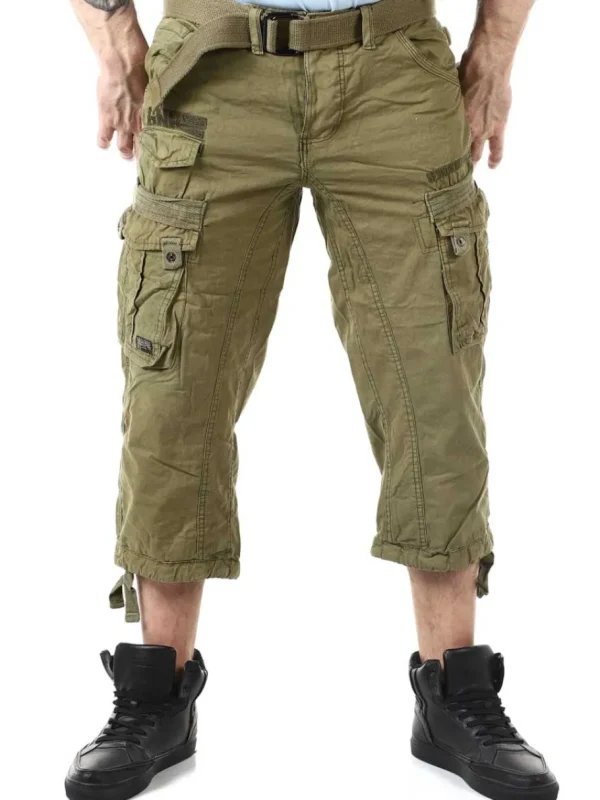 Panoramique Geo Norway 3/4 Shorts - Grøn^Geographical Norway New