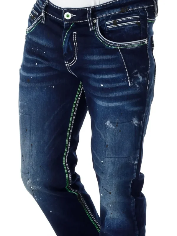Phoenix Jeans - Mørkeblå^Rusty Neal Clearance