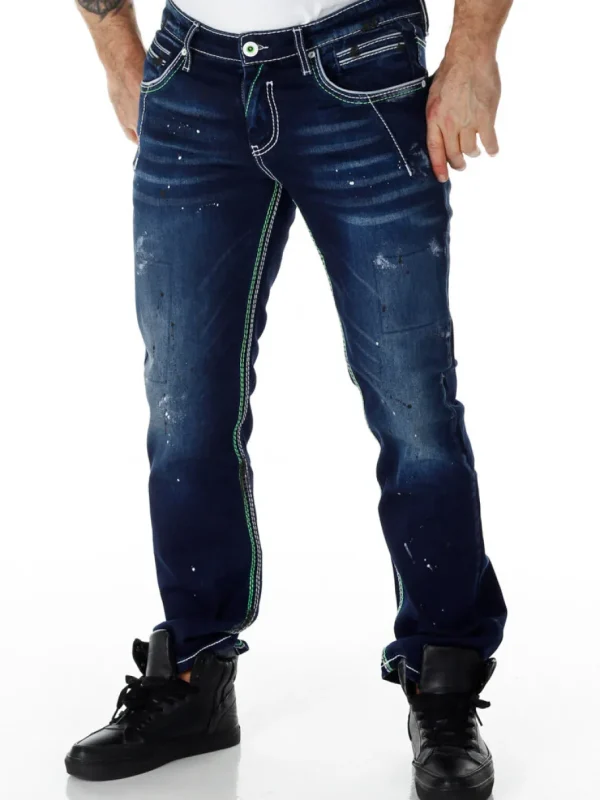 Phoenix Jeans - Mørkeblå^Rusty Neal Clearance