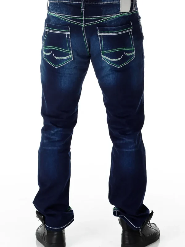 Phoenix Jeans - Mørkeblå^Rusty Neal Clearance