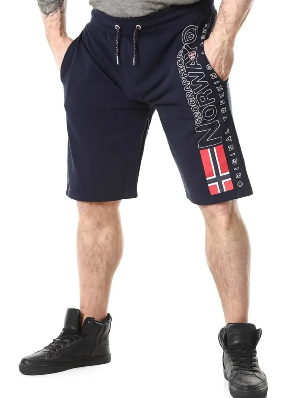 Pogo Geo Norway Shorts - Mørkeblå^Geographical Norway Discount