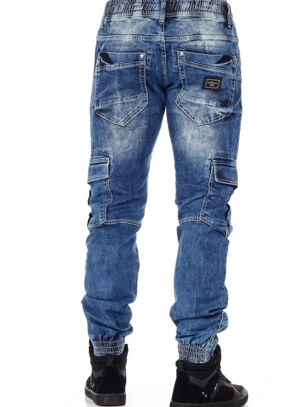 Python Cipo Baxx Joggjeans - Blå^Cipo & Baxx Clearance