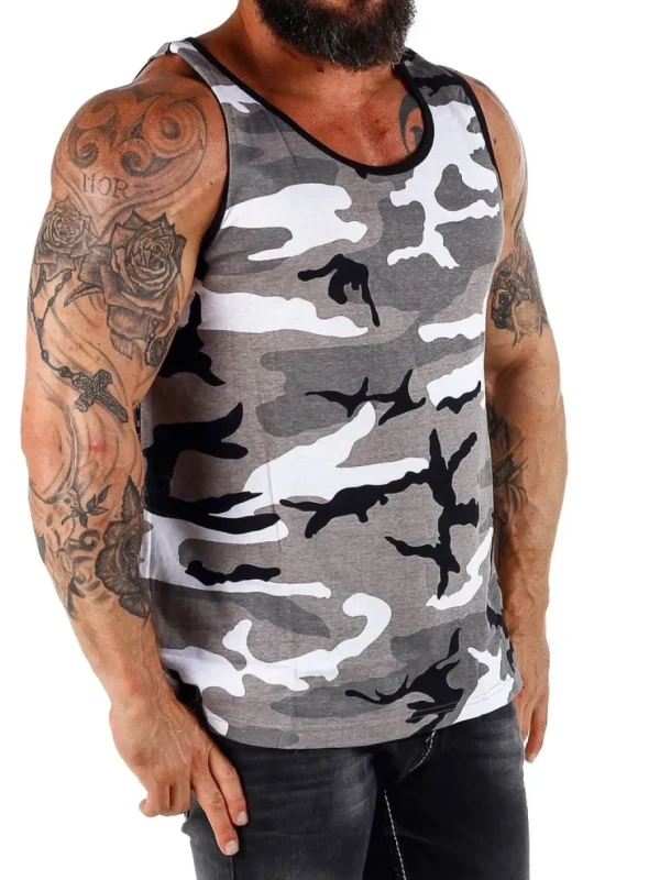 Rambone Top - Hvid/Sort^Brandit Fashion