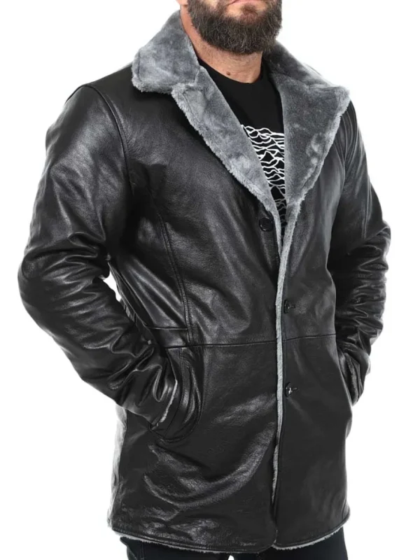 RD Arcane Foret Skindfrakke - Sort^Rockdenim Online