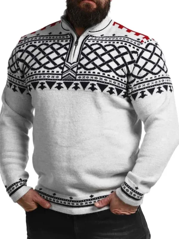 RD Balder Cashmere Strikket Trøje - Lysegrå^Rockdenim Online