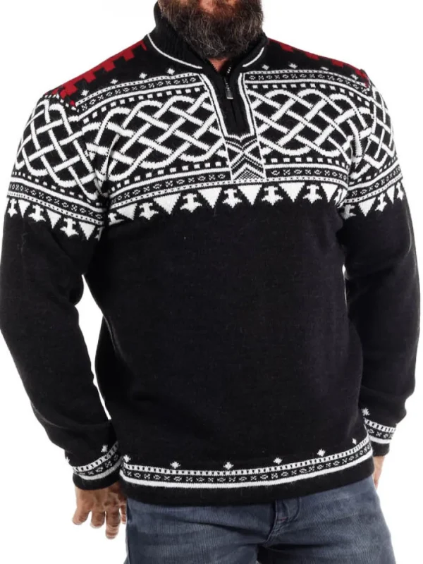 RD Balder Cashmere Strikket Trøje - Sort^RockDenim Hot