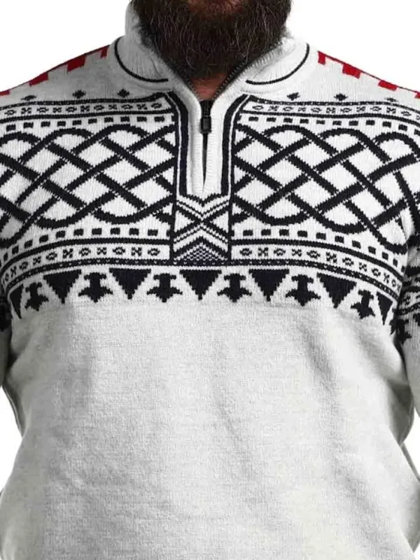 RD Balder Cashmere Strikket Trøje - Lysegrå^Rockdenim Online