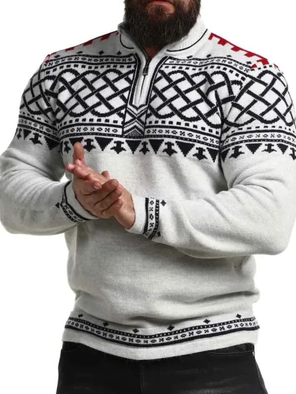 RD Balder Cashmere Strikket Trøje - Lysegrå^Rockdenim Online
