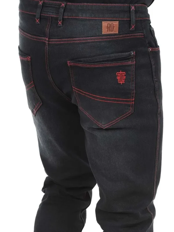 RD Blackfire Jeans - Sort^Rockdenim Outlet
