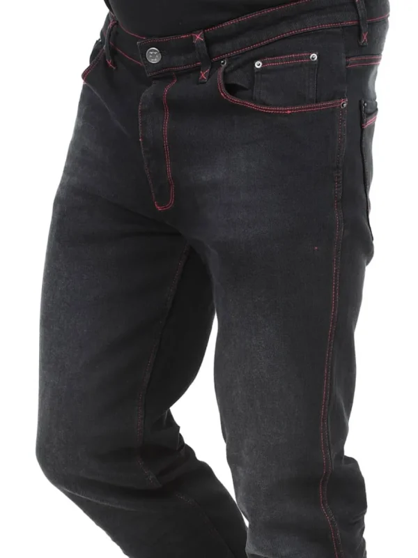 RD Blackfire Jeans - Sort^Rockdenim Outlet