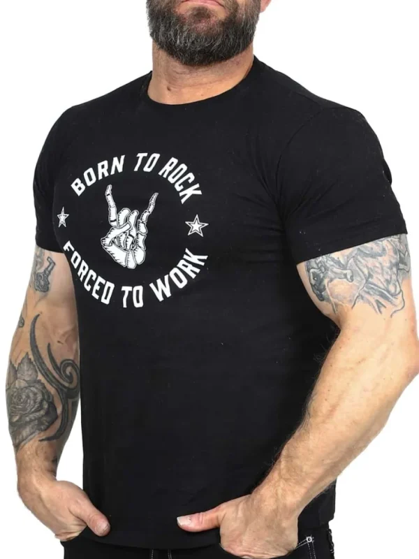 RD Born To Rock T-shirt - Sort^Rockdenim New