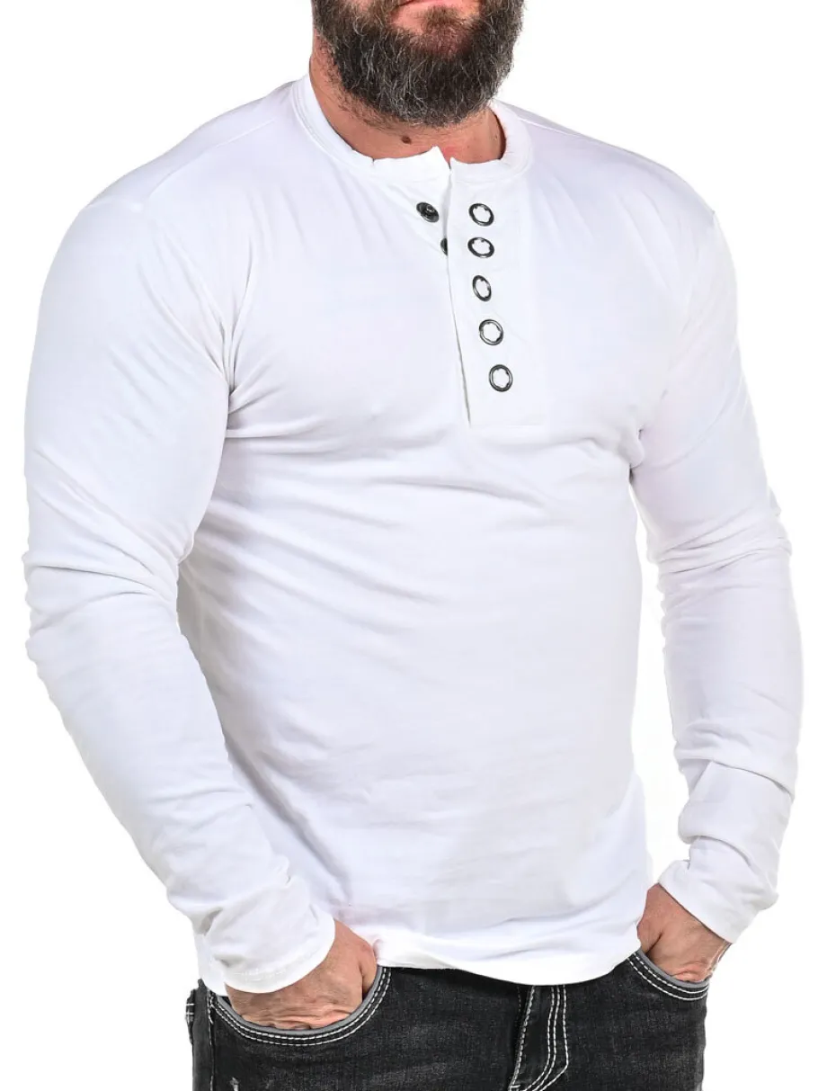 rd_button_longsleeve__hvi_1-1.webp RD Button Longsleeve - Hvid^Rockdenim Discount