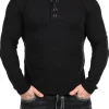 RD Button Longsleeve - Sort^Rockdenim Clearance