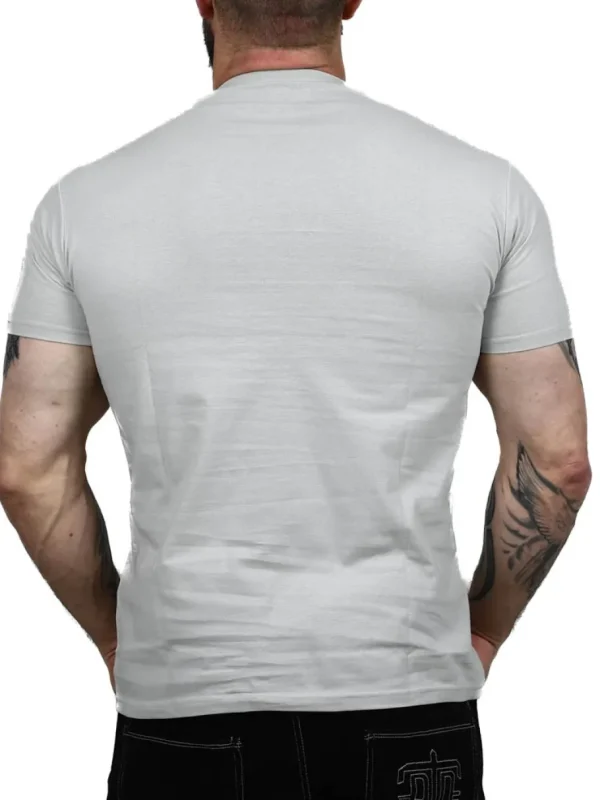 RD Button T-shirt - Lysegrå^Rockdenim Best