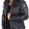 RD Carbon PU Skindjakke - Dirty Black^RockDenim Hot