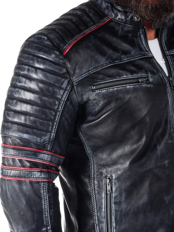 RD Exclusive Zone Skindjakke - Sort^RockDenim Clearance