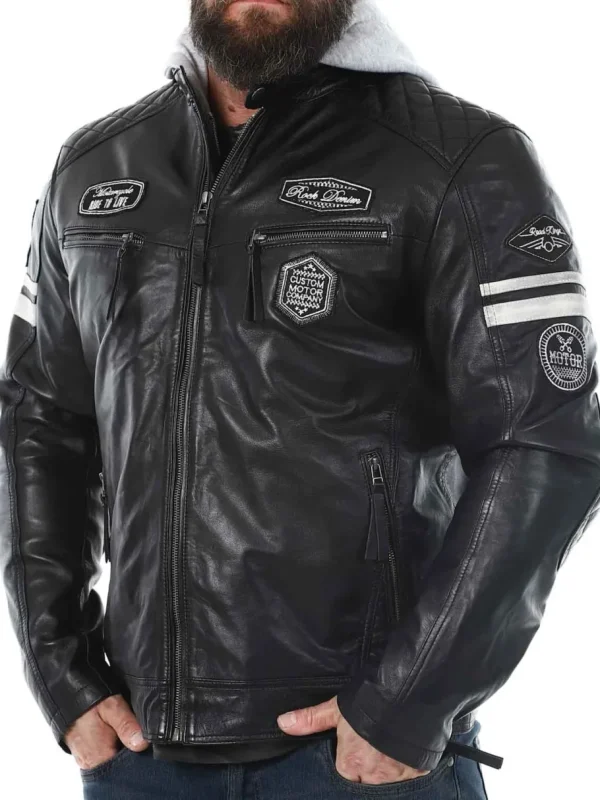 RD Fast Track Skindjakke - Sort^Rockdenim Discount