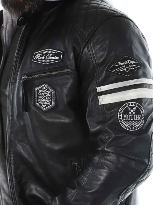 RD Fast Track Skindjakke - Sort^Rockdenim Discount
