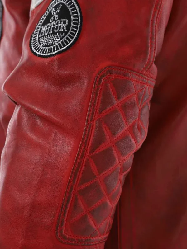 RD Fast Track Skindjakke - Rød^Rockdenim Discount