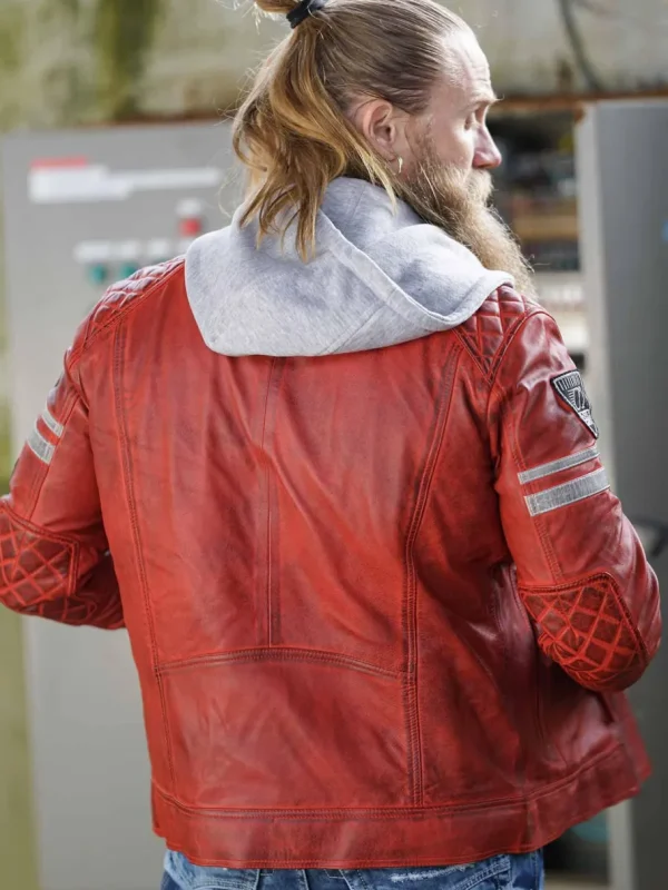 RD Fast Track Skindjakke - Rød^Rockdenim Discount